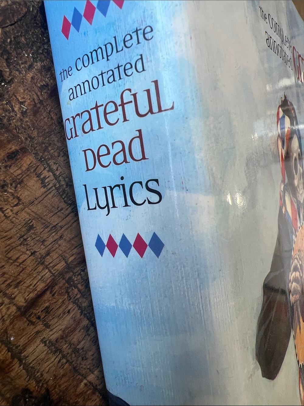 free press Grateful Dead Lyrics Book with Blue, Red, White Artwork - Picture 3 of 11